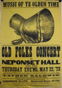 0506. Old Folks Concert Poster